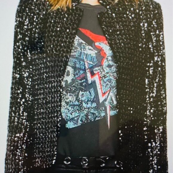 Zadig & Voltaire Sequin Deluxe Jacket, size LARGE, NEW, NEVER WORN, only $300 - Picture 14 of 16